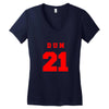 DUN 21 Women's V-Neck T-Shirt