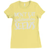 don't eat watermelon seeds Ladies Fitted T-Shirt