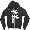 palm tree sticker vinyl decal tropical island beach ocean wall car win Zipper Hoodie