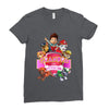 paw patrol birthday girl grandpa Ladies Fitted T-Shirt