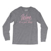 wine It' s A Girl Thing Long Sleeve Shirts