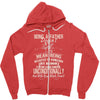 zebra animals lover Zipper Hoodie