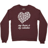 my boxer is my valentine Crewneck Sweatshirt