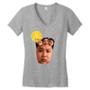 Kim Jong Un Ice T Women's V-Neck T-Shirt