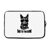 bad to the bone Laptop sleeve