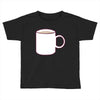 glass and coffee Toddler T-shirt