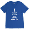 keep calm and love parrots V-Neck Tee
