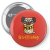 gryffindog pug Pin-back button