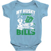 my husky is in charge! Baby Bodysuit
