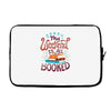 i'm booked Laptop sleeve