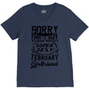 This Guy Is Taken By A Super Sexy February Girlfriend V-Neck Tee