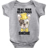 snoring gentleman Baby Bodysuit