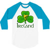ireland shamrock 3/4 Sleeve Shirt