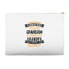 Super Cool Grandson Of A Freaking Awesome Grandpa Accessory Pouches