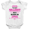 The Best Gramps Are Born In April Baby Onesie