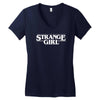 strange girl Women's V-Neck T-Shirt