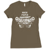 paper rock scissors gun, i win Ladies Fitted T-Shirt