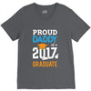 Class of 2017 Proud Daddy Graduation V-Neck Tee