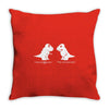 trex i love you this much Throw Pillow