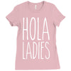 hola ladies   cool hip funny Ladies Fitted T-Shirt