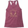i'd rather be hunting deer antlers ammo hunt gear merica cool Racerback Tank
