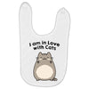 i am in love with cats Baby Bibs