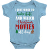 i just want to bake stuff and watch christmas movies all day Baby Bodysuit