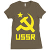 ussr cccp russia che revolution new Ladies Fitted T-Shirt