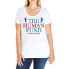 The Human Fund Money For People Ladies Curvy T-Shirt
