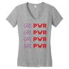 Grl Pwr Women's V-Neck T-Shirt