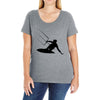 kitesurfing Ladies Curvy T-Shirt