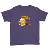 save water drink beer Youth Tee