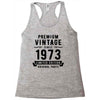 Premium Vintage Since 1973 Limited Edition Original Parts Racerback Tank