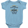 Smart Good Looking Actuary Doesnt Get Better Than Baby Onesie