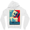 marshmello hope poster Zipper Hoodie