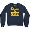drum n bass birthday music Crewneck Sweatshirt