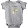 let's get naked Baby Bodysuit