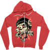 freaky biker Zipper Hoodie