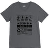 Born In December V-Neck Tee