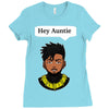 Killmonger Hey Auntie Ladies Fitted T-Shirt