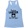 instant lawyer just add coffee Racerback Tank