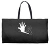 shadow puppet rabbit Weekender Totes