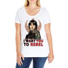 i want you to rebel Ladies Curvy T-Shirt