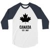 Canada Established 1867 3/4 Sleeve Shirt