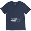 baby now loading funny ladies V-Neck Tee