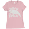 no porpoise Ladies Fitted T-Shirt