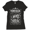 Vintage Aged To Perfection 1955 Ladies Fitted T-Shirt