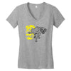 make your mark dog Women's V-Neck T-Shirt