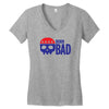 born bad Women's V-Neck T-Shirt