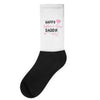 Happy Fathers Day Daddy! Baby Girl Any Name Customized Socks